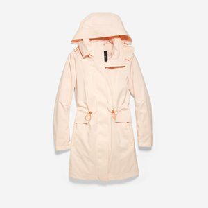 NWT! ZERØGRAND Long City Clay Pink Jacket Medium Cole Haan Womens